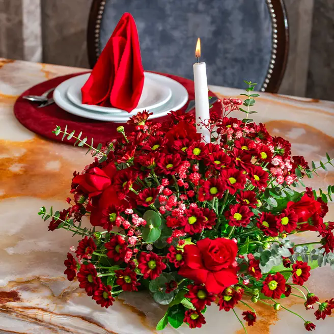 میزآرایی ولنتاین