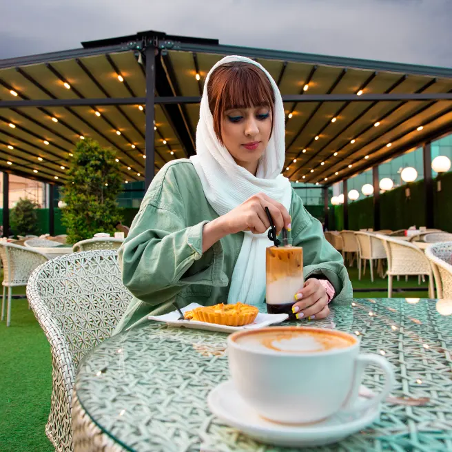 منوی کافه در روفگاردن ارکیده شعبه آرژانتین