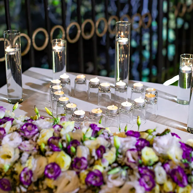 میزآرایی و چیدمان عاشقانه در رستوران‌کافه‌های ارکیده