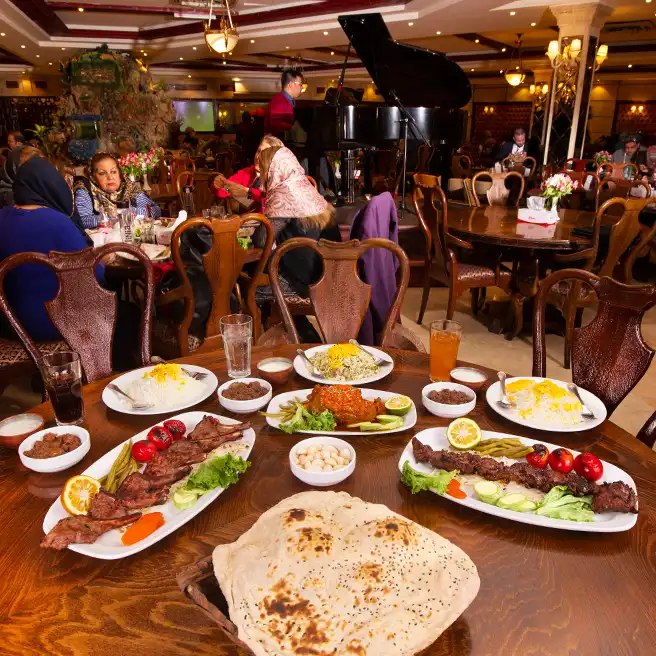 منوی ایرانی رستورانکافه ارکیده شعبه آرژانتین