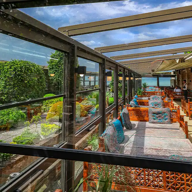 آلاچیقهای رستورانکافه ارکیده شعبه متل قو