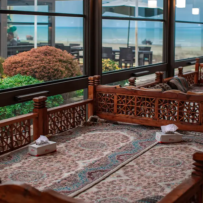 آلاچیقهای رستورانکافه ارکیده شعبه متل قو