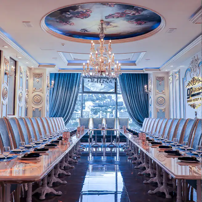 سالن اختصاصی رستورانکافه ارکیده شعبه اقدسیه