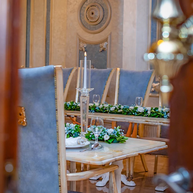 میزآرایی مراسم عقد در رستوران‌کافه ارکیده شعبه اقدسیه