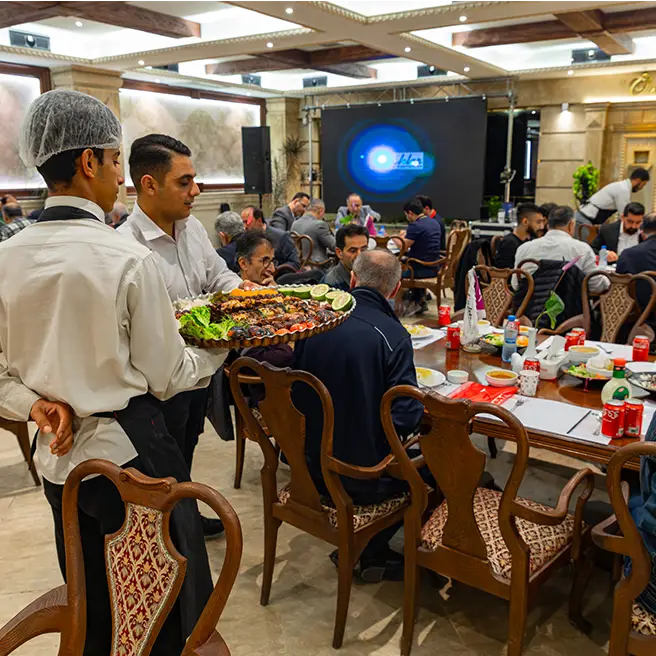 برگزاری رویداد سازمانی در رستورانکافه ارکیده شعبه متل قو