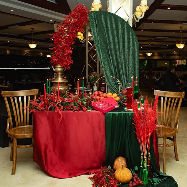 تم یلدایی در رستوران‌کافه ارکیده شعبه آرژانتین