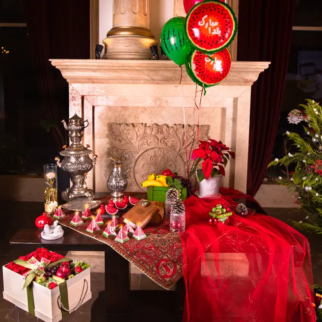 چیدمان و تم یلدا در ارکیده