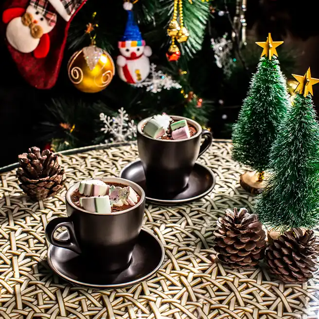 تم کریسمس در رستوران‌کافه ارکیده شعبه جاده چالوس