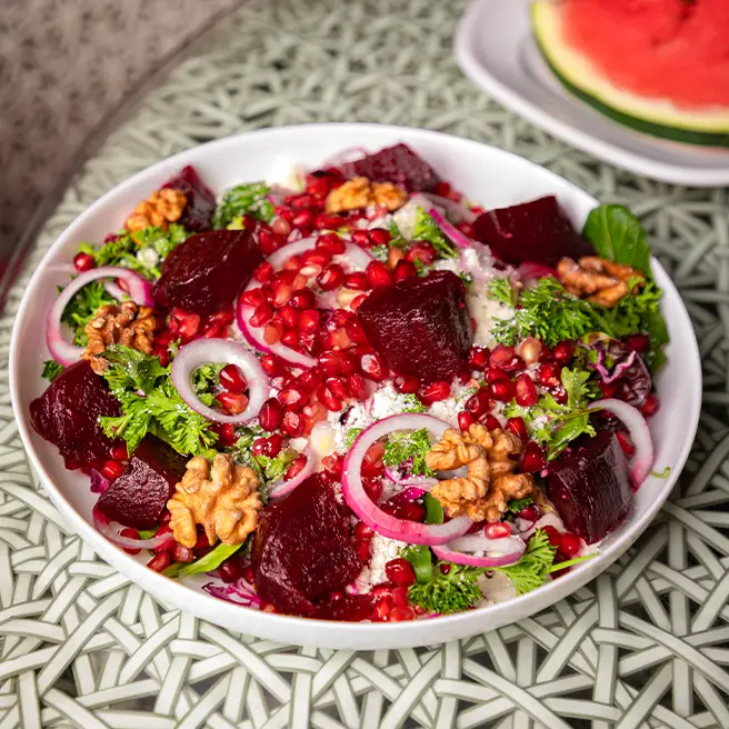 سالاد انار ارکیده