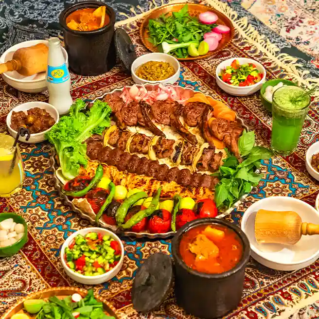 دیزی و سینی کباب ارکیده شعبه شهریار